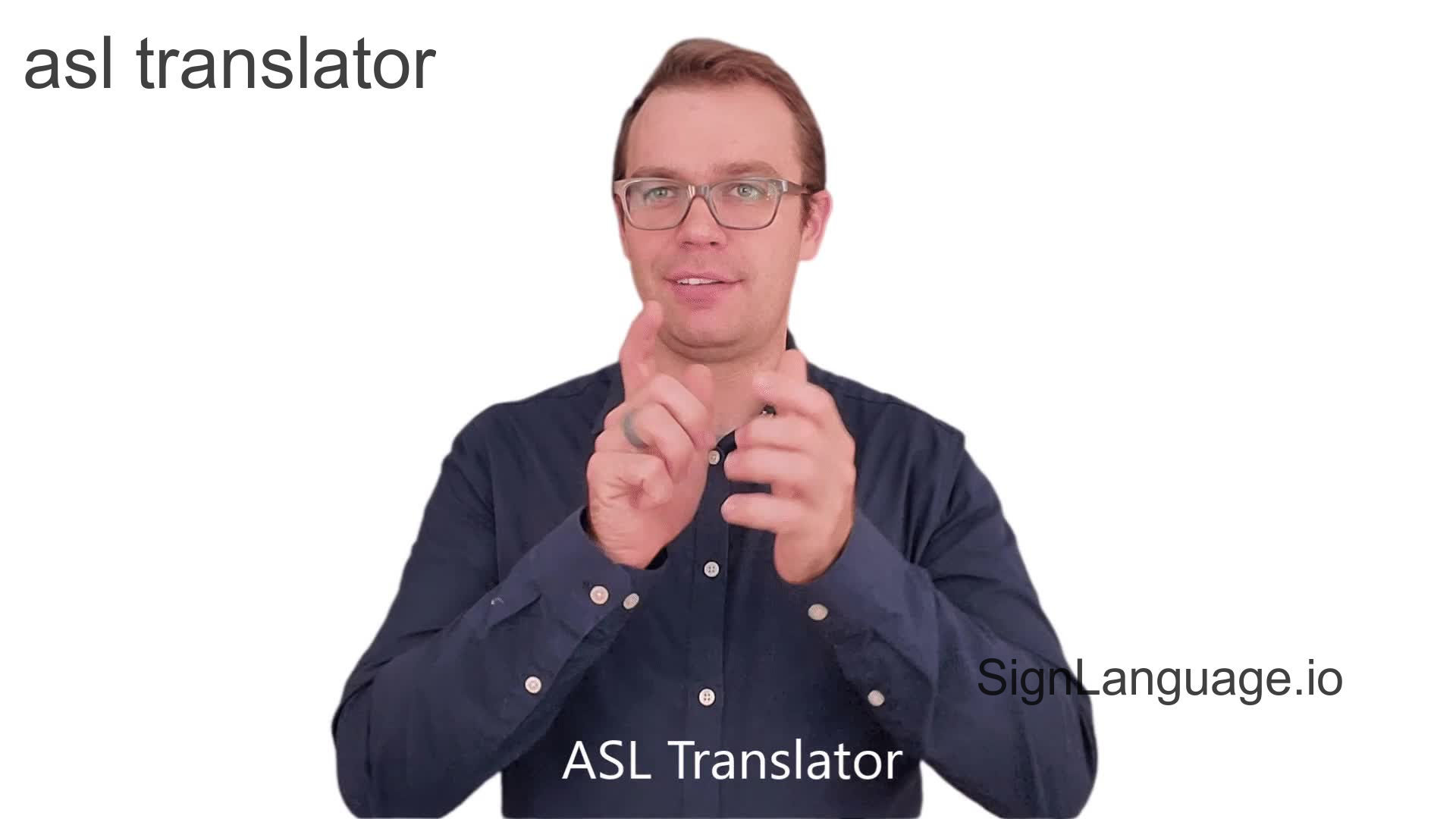 asl translator in ASL Example 1 American Sign Language